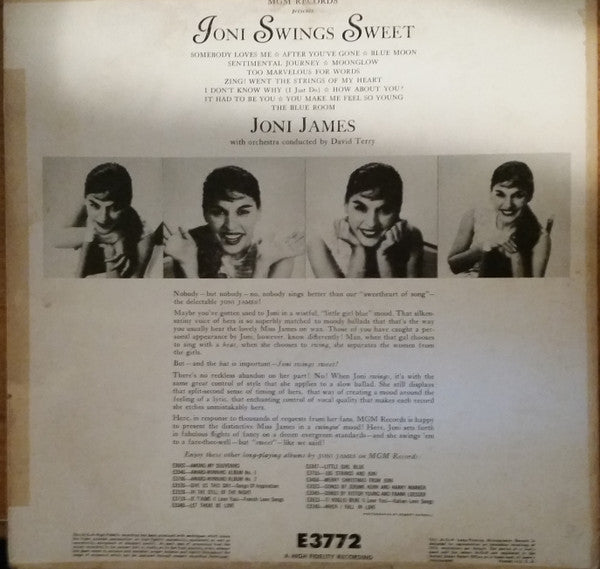 Master Release: Joni Swings Sweet by Joni James