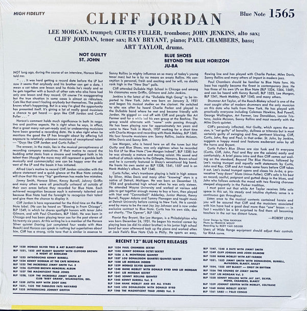 Release: Cliff Jordan-Vinyl-US-1972-BLP 1565-7151209