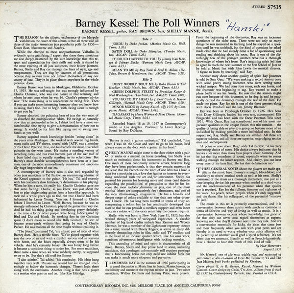 Release: The Poll Winners-Vinyl-US-1959-S7535-5569628