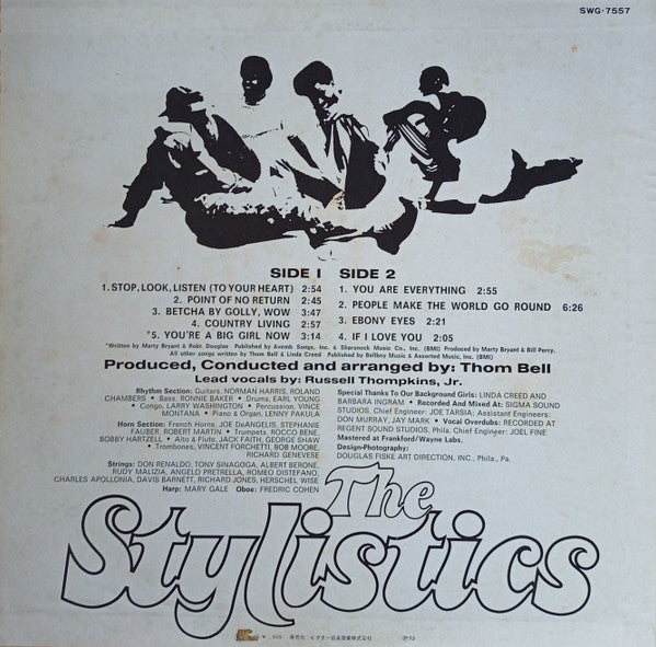 Release: The Stylistics-Vinyl-Japan-1972-SWG-7557-5704164