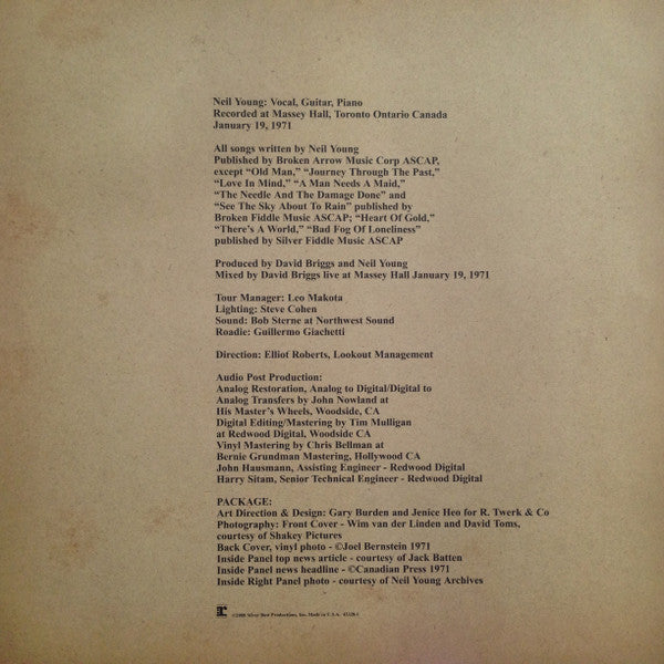 Massey Hall 1971