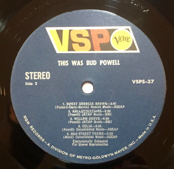 This Was Bud Powell