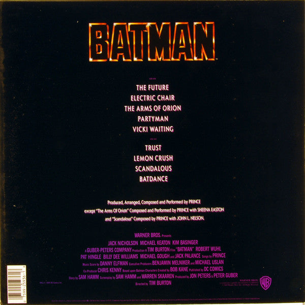 Master Release: Batman™ (Motion Picture Soundtrack) by Prince
