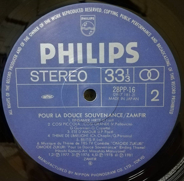 Pour La Douce Souvenance