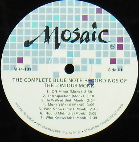 The Complete Blue Note Recordings Of Thelonious Monk