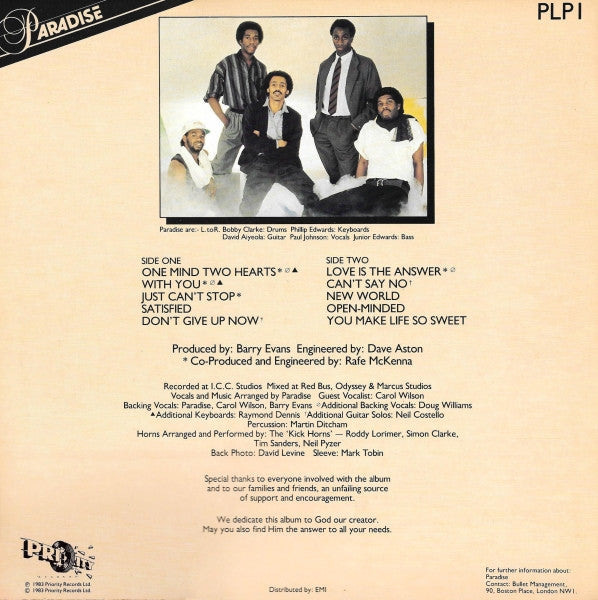 Release: Love Is The Answer-Vinyl-UK-1983-PLP 1-2172693