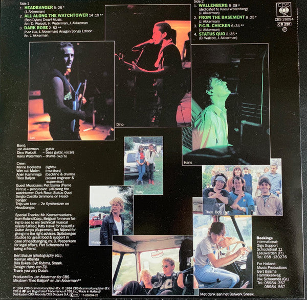 Release: From The Basement-Vinyl-Netherlands-1984-CBS 26094-1689598