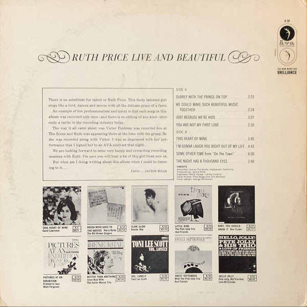 Release: Live & Beautiful-Vinyl-US-1963-A-54-7943264