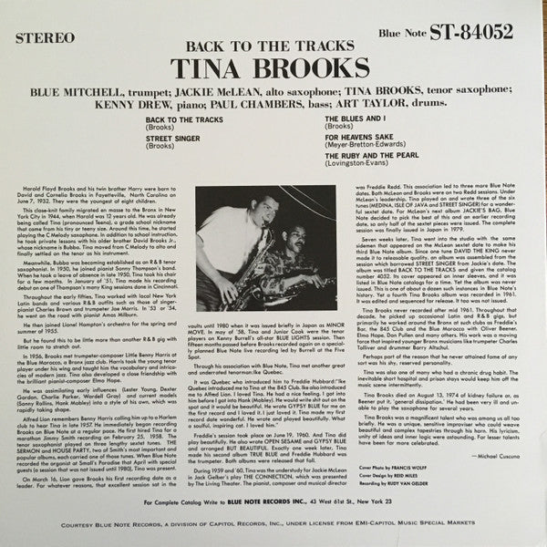 Release: Back To The Tracks-Vinyl-US-1999-ST-84052, ST-84052-4832023