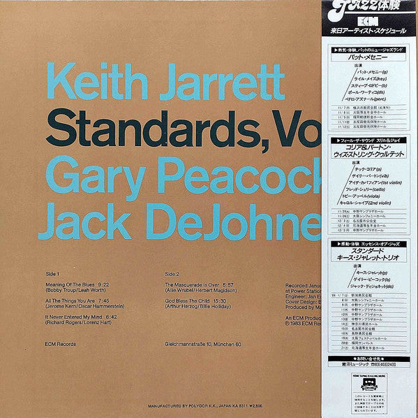 Master Release: Standards, Vol. 1 by Keith Jarrett