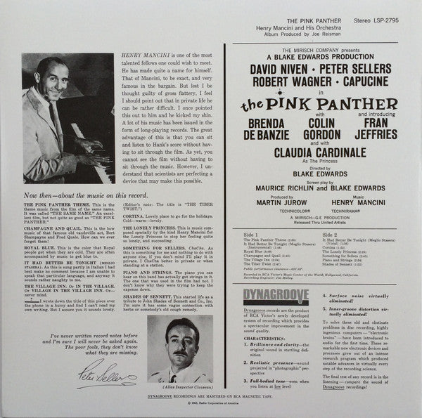Master Release: The Pink Panther (Music From The Film Score) by Henry Mancini