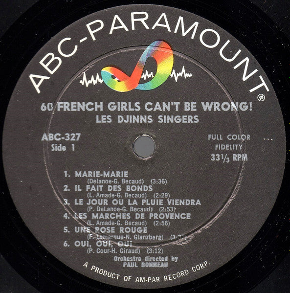 Master Release: 60 French Girls Can't Be Wrong! by Les Djinns
