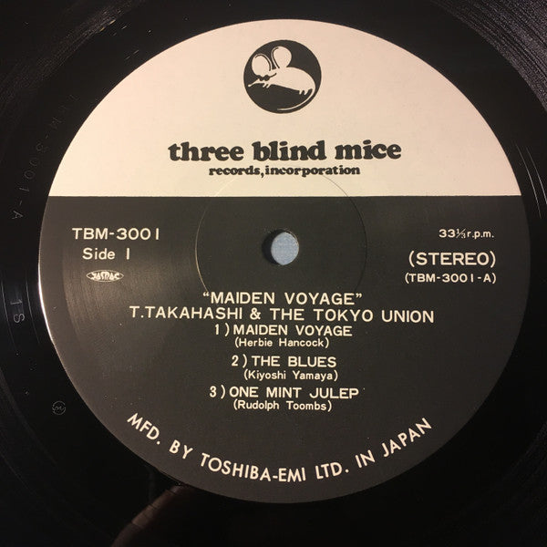 Release: Maiden Voyage-Vinyl-Japan-1977-TBM-3001, TBM3001-3442241