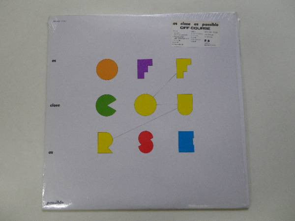 Release: As Close As Possible-Vinyl-Japan-1987-28FB-2081-8764590