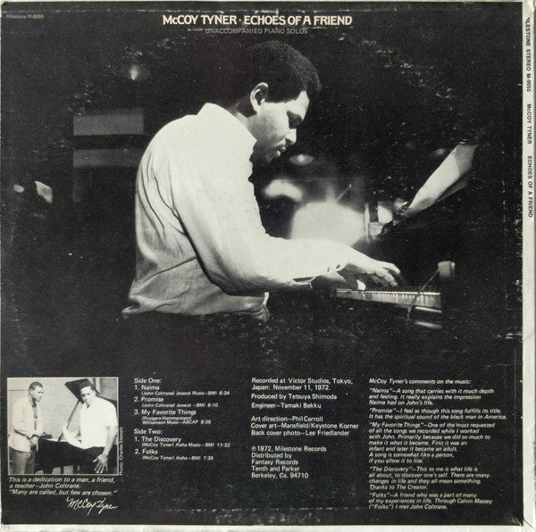 Release: Echoes Of A Friend = エコーズ・オブ・ア・フレンド-Vinyl-US-1974-M-9055-2138488