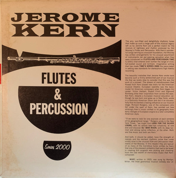 Release: Jerome Kern Flutes & Percussion-Vinyl-US-1960-S/2012-3614842