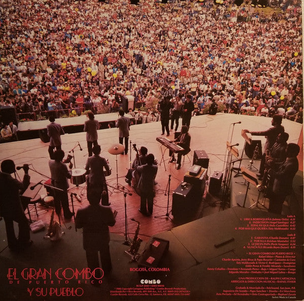 Release: El Gran Combo De Puerto Rico Y Su Pueblo-Vinyl-US-1986-RCSLP 2048-4287997