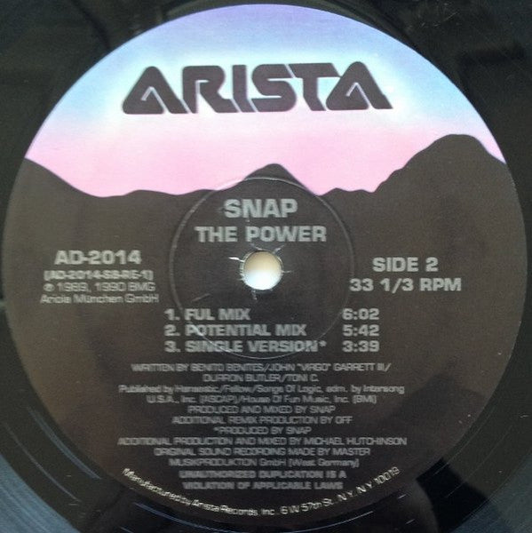 Release: The Power-Vinyl-US-1990-AD-2014-1634407