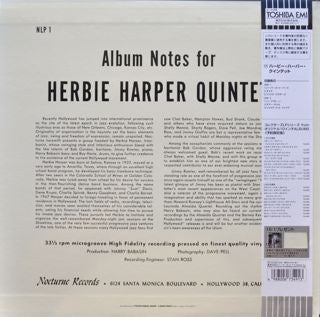 Master Release: Herbie Harper Quintet by Herbie Harper Quintet