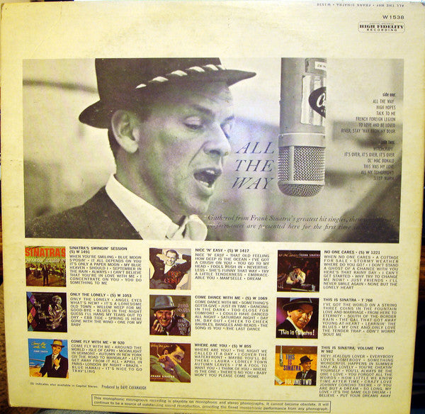 Release: All The Way-Vinyl-US-1962-W 1538, W-1538-7514407