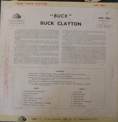 Master Release: Buck by Buck Clayton