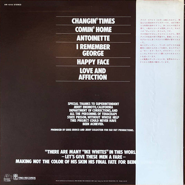 Release: Changin' Times-Vinyl-Japan-1977-AW-1018, AW-1018-9214195