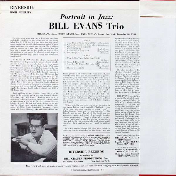 Portrait In Jazz