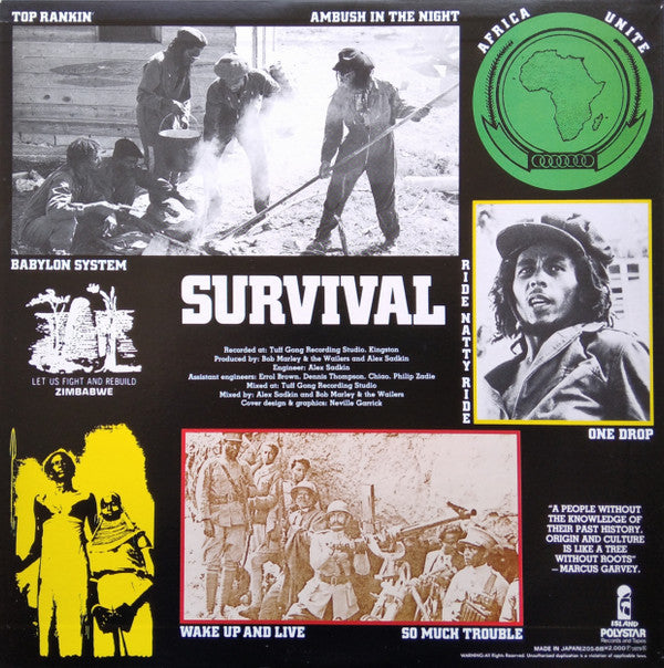 Release: Survival-Vinyl-Japan-1982-20S-88-5220437