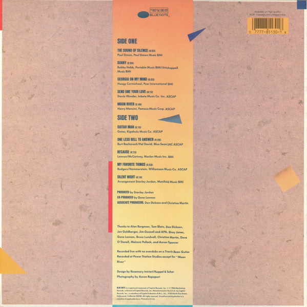 Release: Standards Volume 1-Vinyl-US-1986-BT-85130-1266032