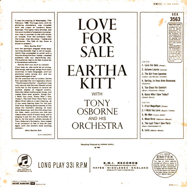 Love For Sale