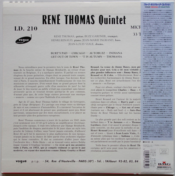 Release: René Thomas Et Son Quintette-Vinyl-Japan-1997-BVJJ-2942, LD.210-8352178
