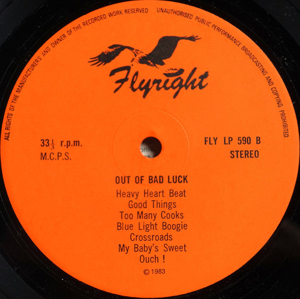 Out Of Bad Luck (1961-1966 Chicago Blues From USA & Chief)