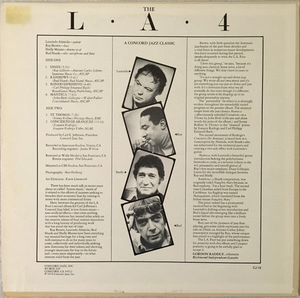 Release: The L.A.4-Vinyl-US-1976-CJ-18-3467570