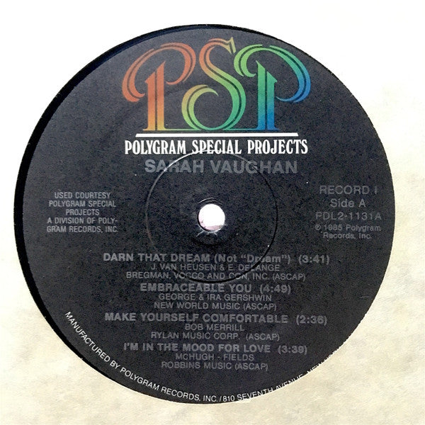 Release: Unknown Release-Vinyl-US-1985-PDL2-1131-8508312