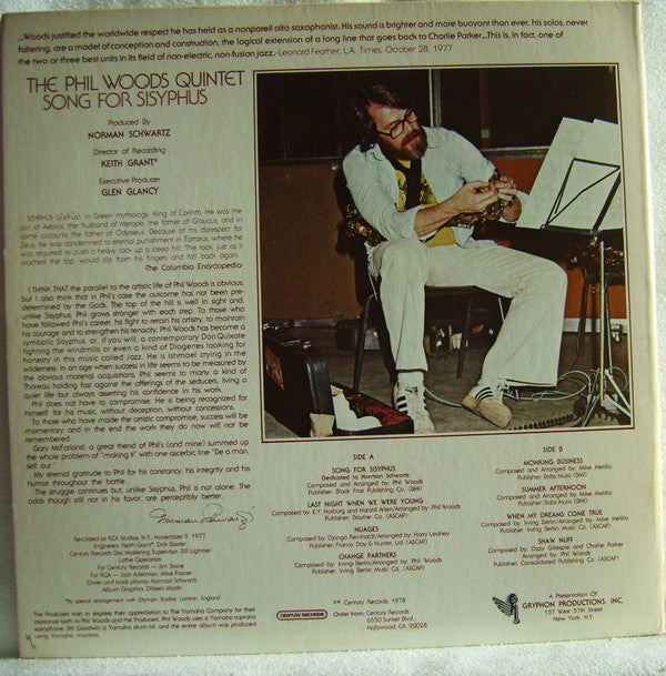 Release: Song For Sisyphus-Vinyl-US-1978-CRDD-1050-7054952