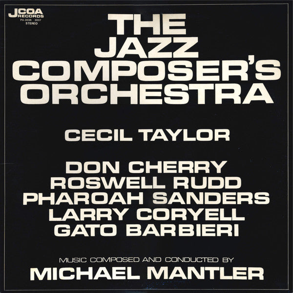 Master Release: The Jazz Composer's Orchestra by The Jazz Composer's Orchestra