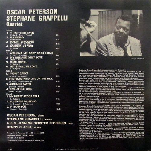 Oscar Peterson - Stephane Grappelli Quartet