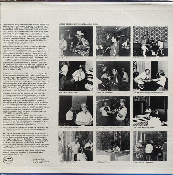 The Osborne Brothers' Bluegrass Collection