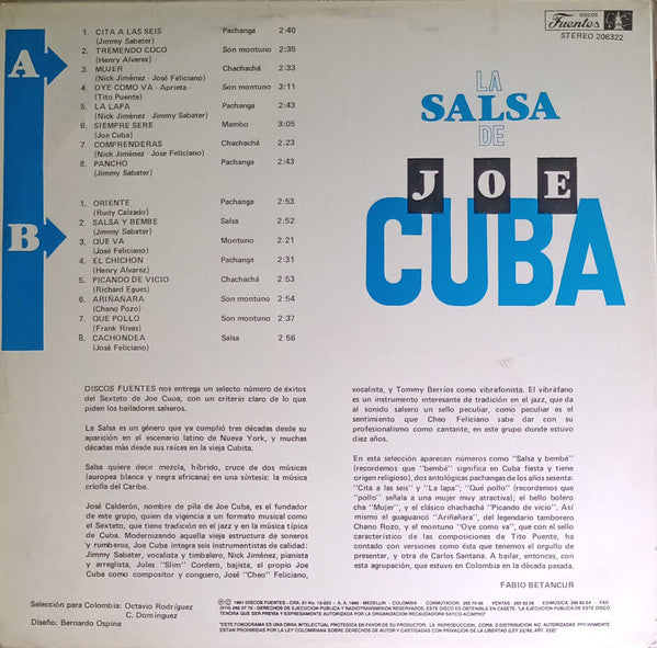 Master Release: La Salsa De Joe Cuba by Joe Cuba