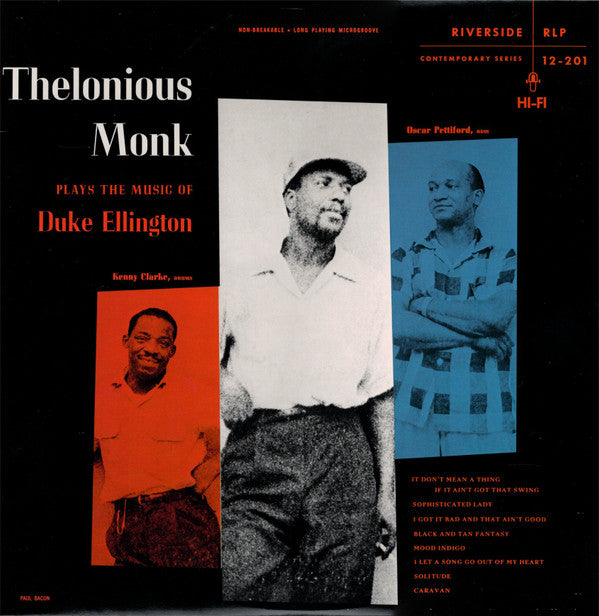 Release: Thelonious Monk Plays The Music Of Duke Ellington-Vinyl-Japan-1992-RLP12-201, WWLJ-7070, RLP-201-6603996