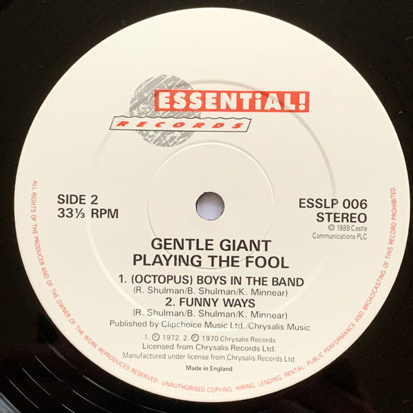 Playing The Fool
