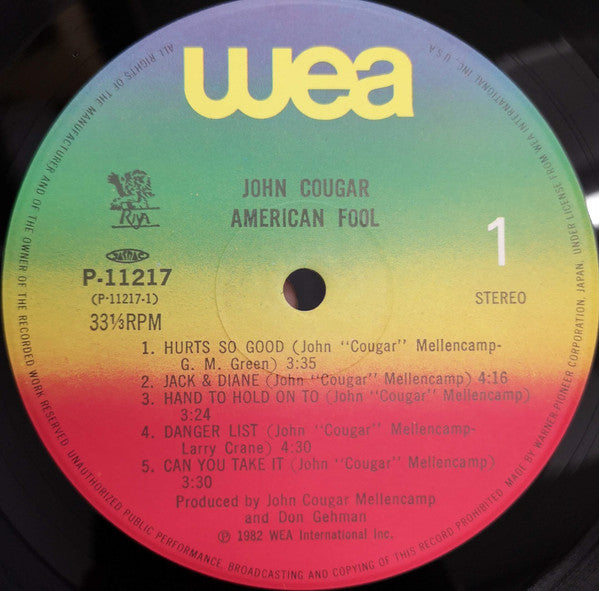 Master Release: American Fool by John Cougar Mellencamp