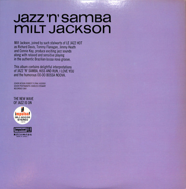 Release: Jazz 'N' Samba-Vinyl-Japan-None-IMJ-80038, IMJ-80038-8882331