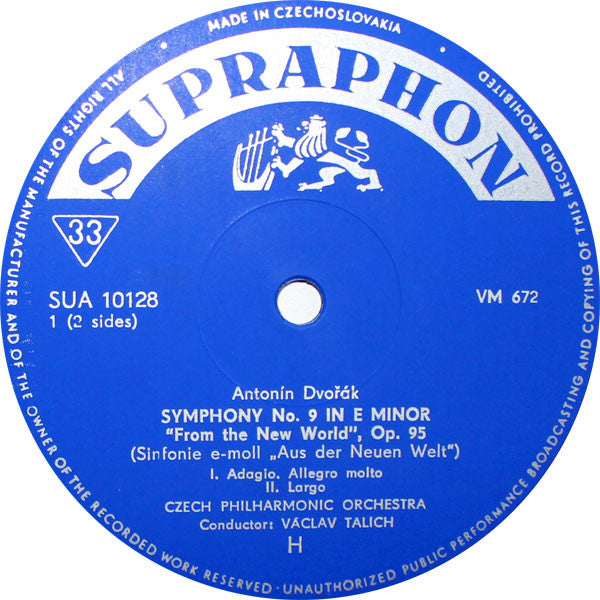 Symfonie N° 9 In E Minor, Op.95 "From The New World"