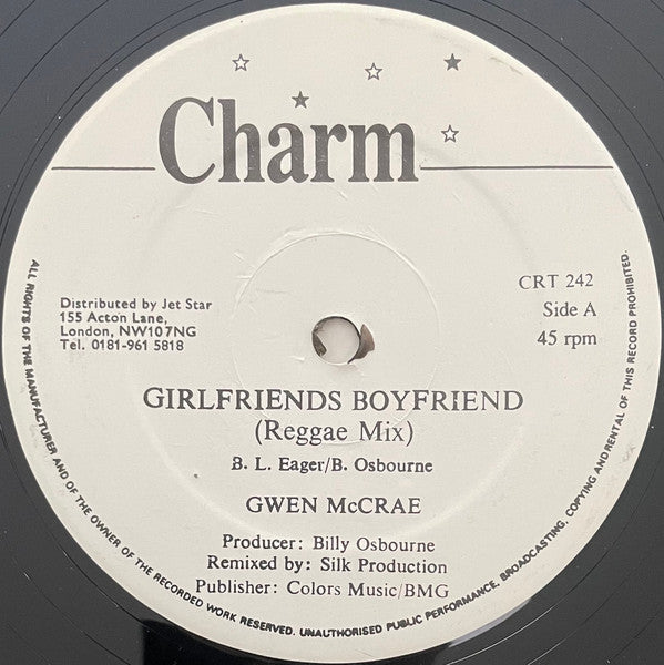 Master Release: Girlfriend's Boyfriend by Gwen McCrae