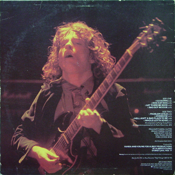 Release: Let There Be Rock-Vinyl-US-1977-SD 36-151-4561111