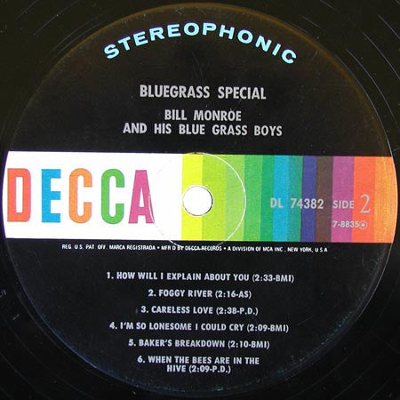 Bluegrass Special!