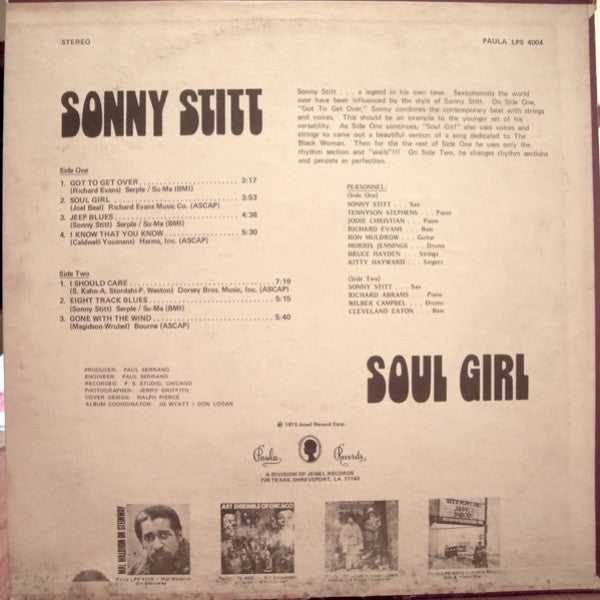 Release: Soul Girl-Vinyl-US-1973-LPS 4004-2742801