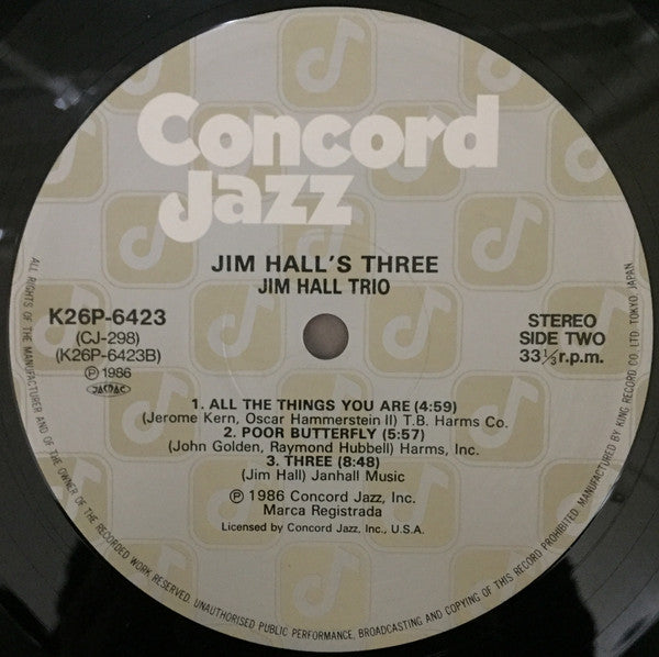 Jim Hall's Three