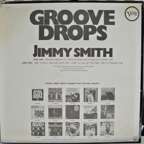 Master Release: Groove Drops by Jimmy Smith